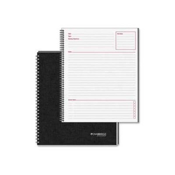 Mead Products Mead® Cambridge Limited Meeting Notebook, 8-1/2" x 11", College Ruled, 80 Sheets/Pad 6132